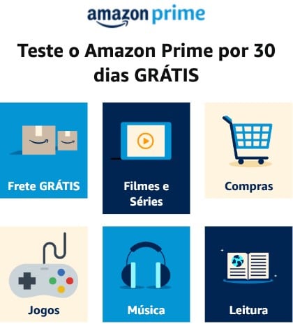 Teste Amazon Prime de Graça 30 dias