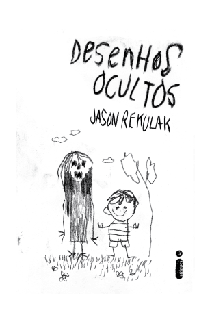 Capa do livro de suspense psicológico Desenhos Ocultos, de Jason Rekulak. A imagem mostra desenhos infantis de uma mulher sombria com dedos longos, ideal para ler na Sexta-Feira 13.