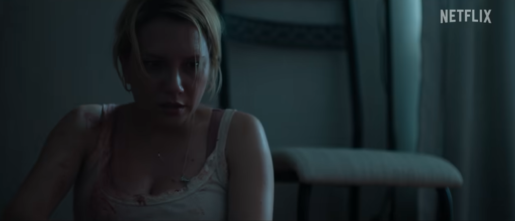 Lorena Comparato interpreta Elize Matsunaga em momento de tensão no trailer de Elize: Sombras de Uma Mulher, da Netflix.
